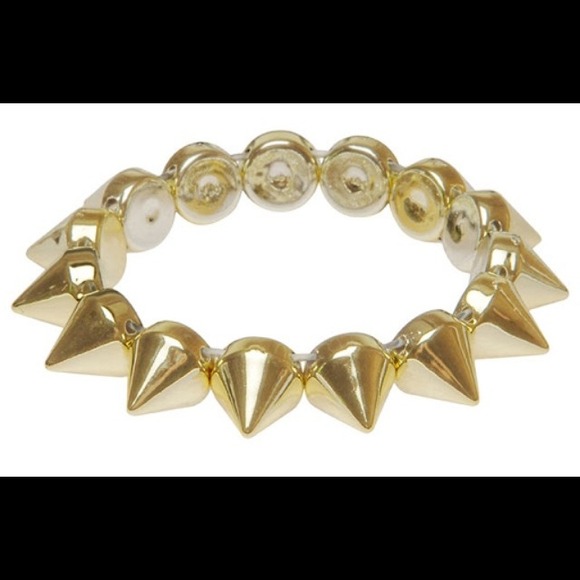 New Gold spiked bracelet