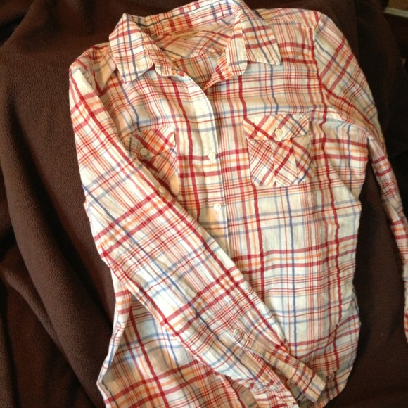 Plaid button up shirt