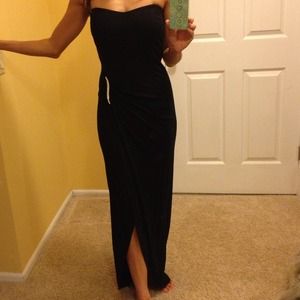Black evening gown