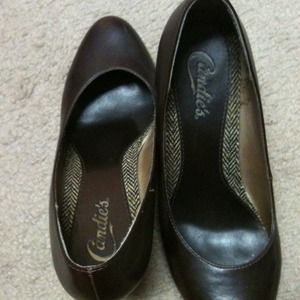 Candies pumps size 7.5 brown
