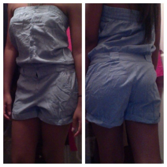 ❌❌Denim Romper❌❌ SOLD.