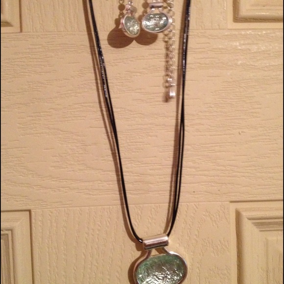 Necklace with earrings