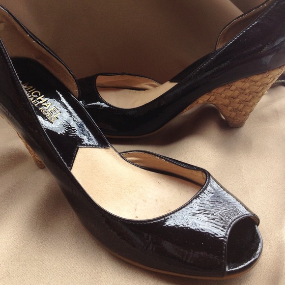 Michael Kors Black Patent Leather 7.5