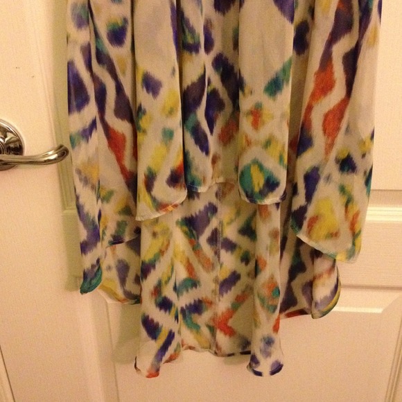 F21 Hi-Low Tribal Print Dress - Picture 3 of 3