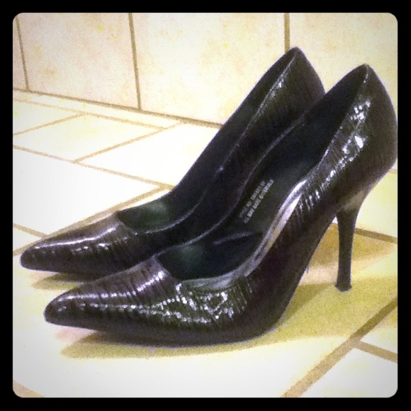 Black stilettos
