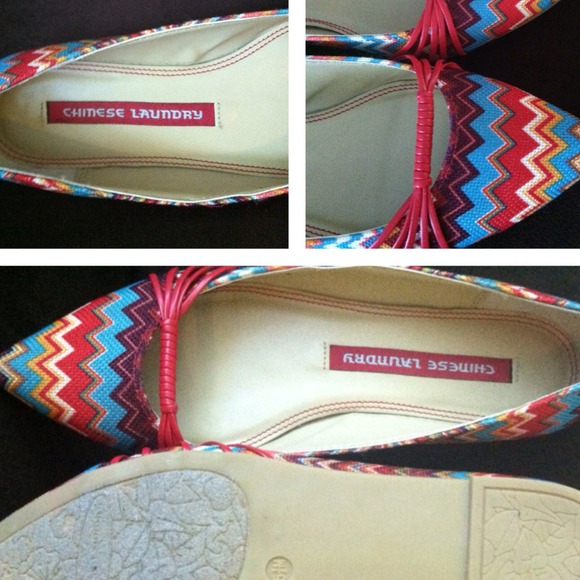 Chinese Laundry -Chevron Flats - Picture 2 of 3