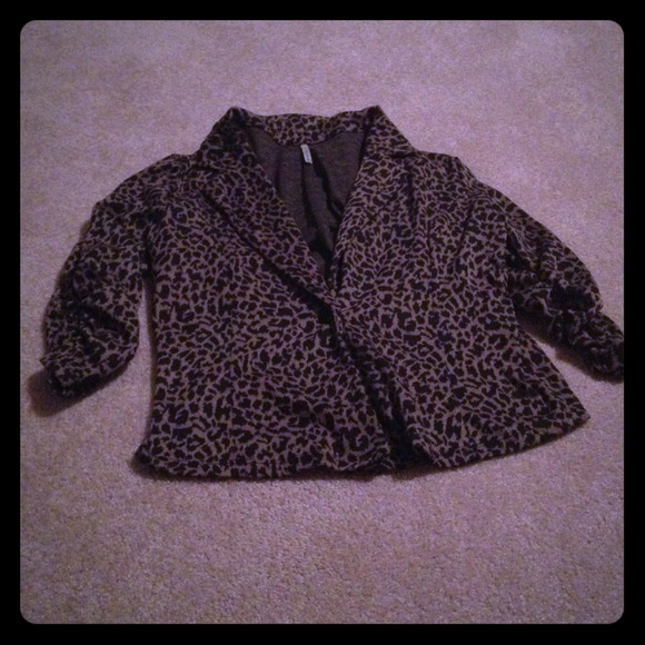 Cheetah blazer reserved