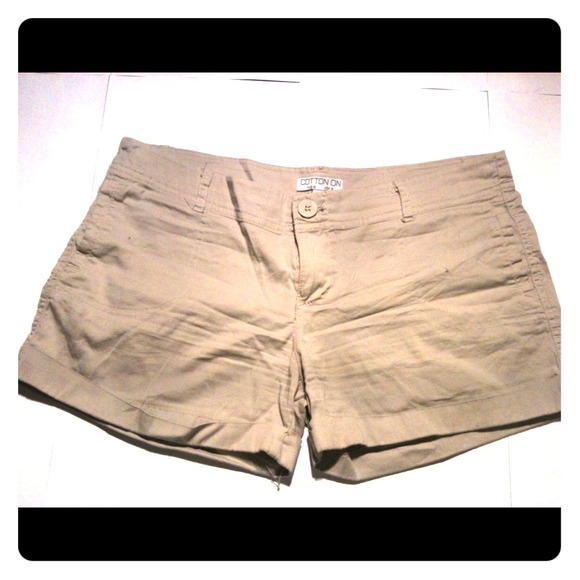 Beige shorts