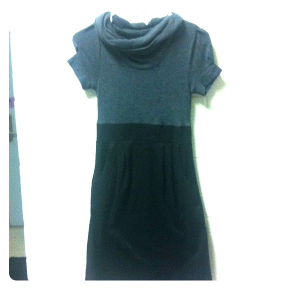 Black and gray dress