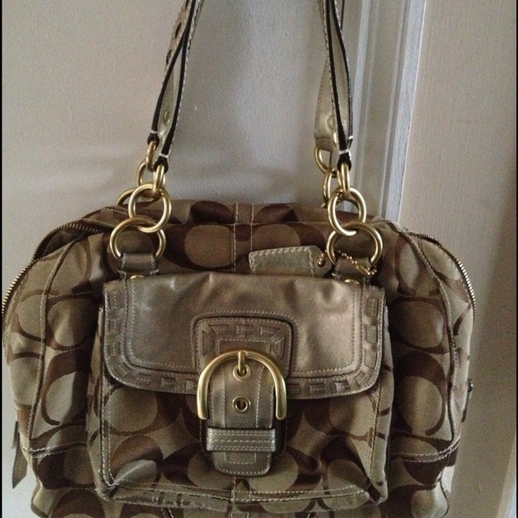 Authentic Coach signature bag