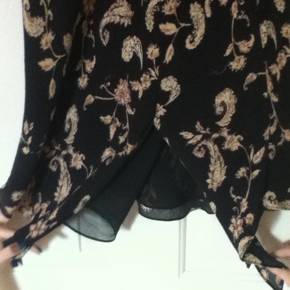 Floral Slip Style Skirt - Picture 3 of 3