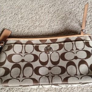 Authentic coach wristlet