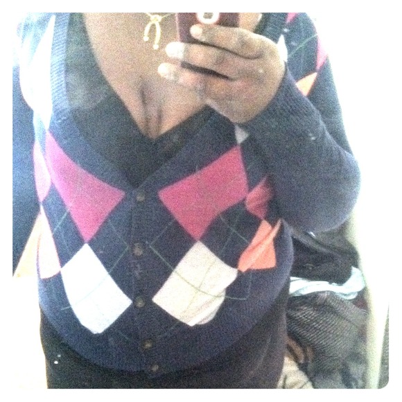 Navy blue cardigan