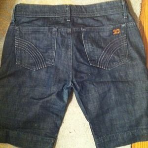 SOLD- Denim Capri shorts
