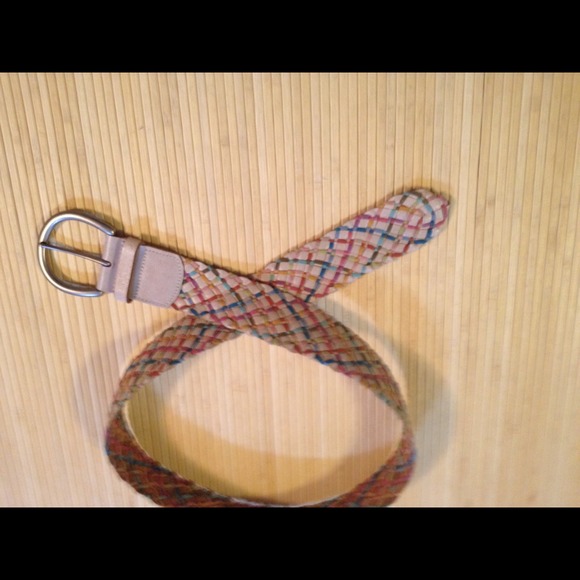 New! Multi weave leather Fossil belt!