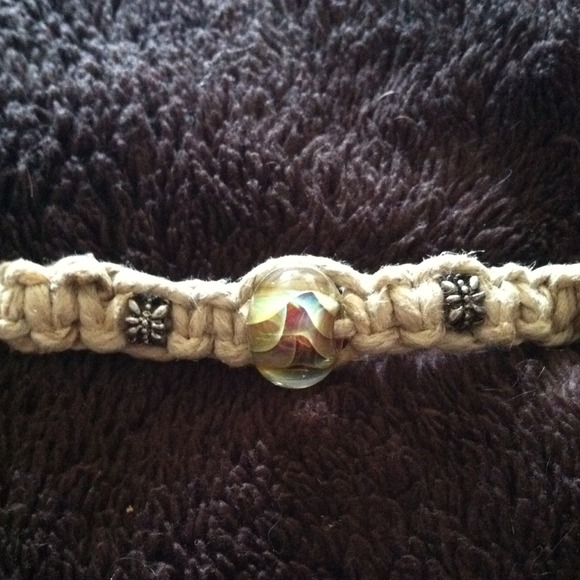 Hemp choker style necklace