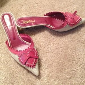 YSL kitten heel shoe