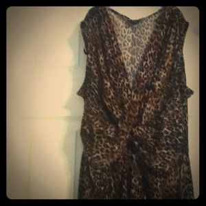 Leopard print dress