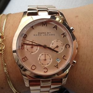 Marc by Marc Jacobs Rose Gold tone watch!!