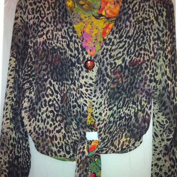 Vintage print shirt/jacket - Picture 2 of 2
