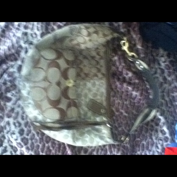 Beige real coach bag limited edition
