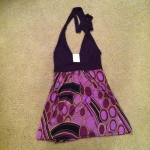 NWT Purple halter tank