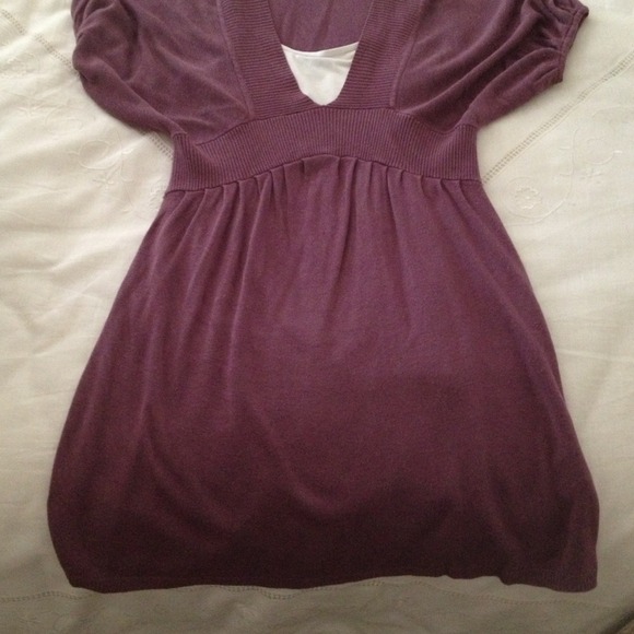 Eggplant knit shirt dress⚡just reduced⚡ - Picture 2 of 4