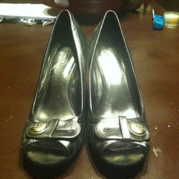 Authentic Coach heels that just don't fit anymore