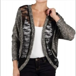 Back gray cardigan new!