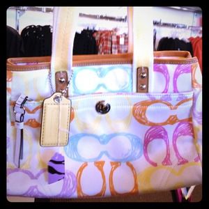 Reduced New Coach scribble tote