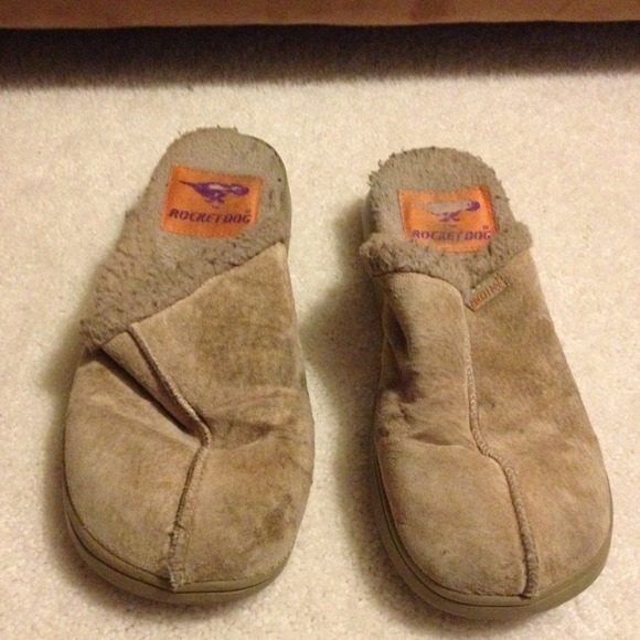 Tan Rocket Dog slip on shoes