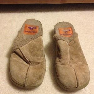 Tan Rocket Dog slip on shoes