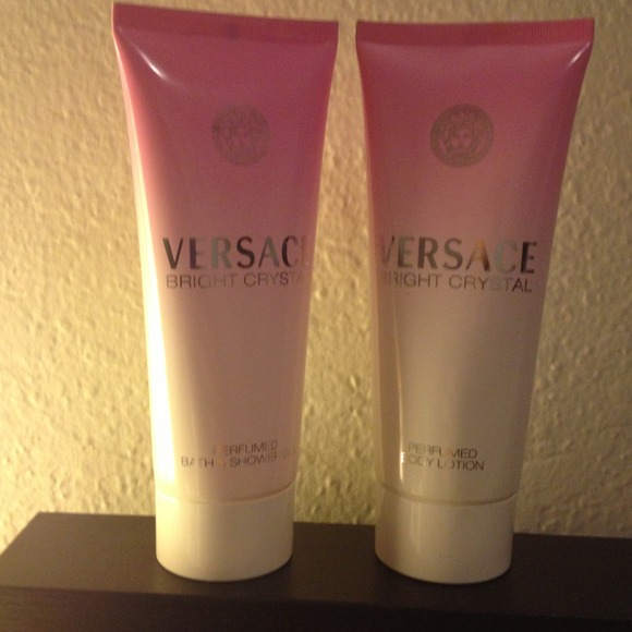 Versace shower gel and lotion