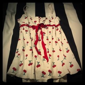 Twin Cherries Tank Top