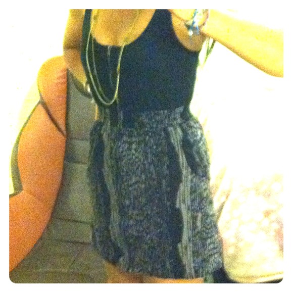 Black and Gray dress