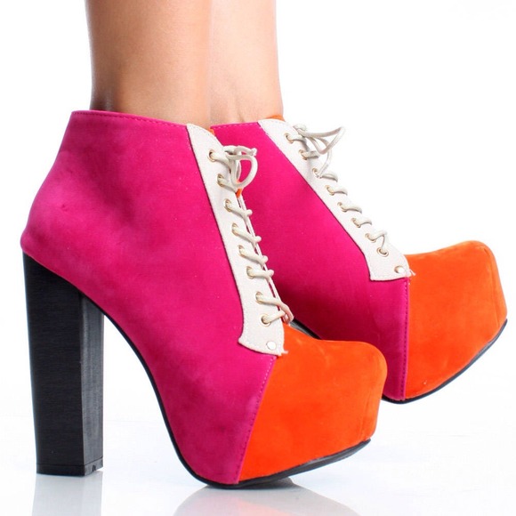 Chunky Heel Booties - Picture 2 of 2