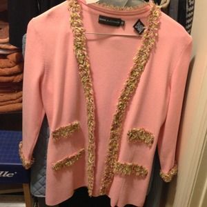 Pink knit sweater