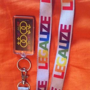 Legalize lanyard & keychain