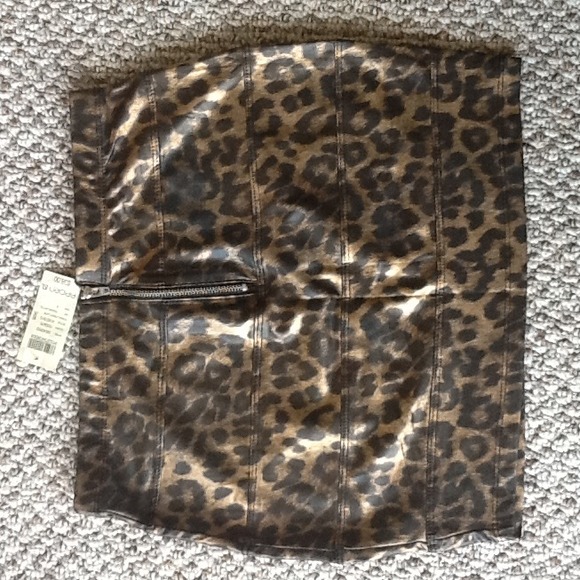 Arden B leopard print bandage skirt - Picture 3 of 3