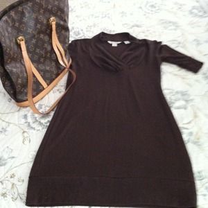 Brown Derek Heart Dress.
