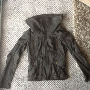 REDUCED!!!!! Olive green military jacket