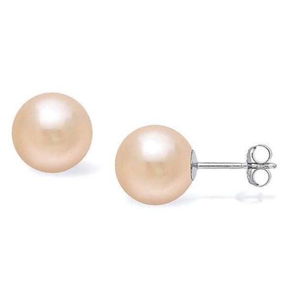 🎉HOST PICK🎉 Iridescent 7mm pearl earrings pink