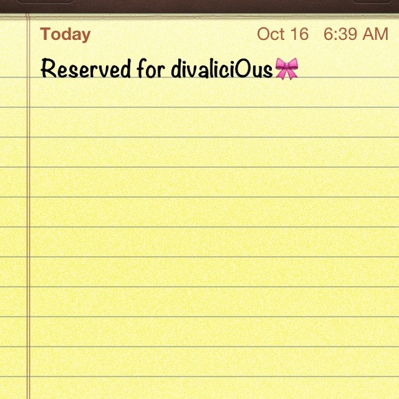 Reserved for divalici0us
