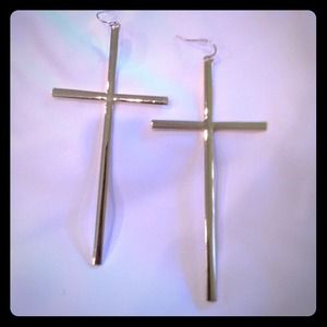 Cross earrings