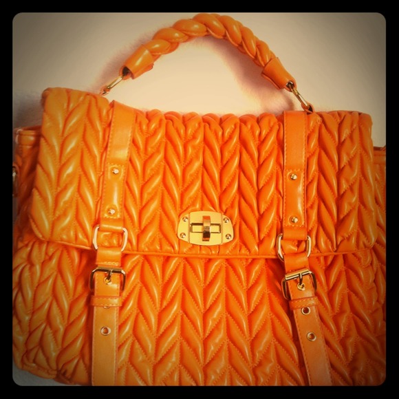 Vibrant Orange Handbag