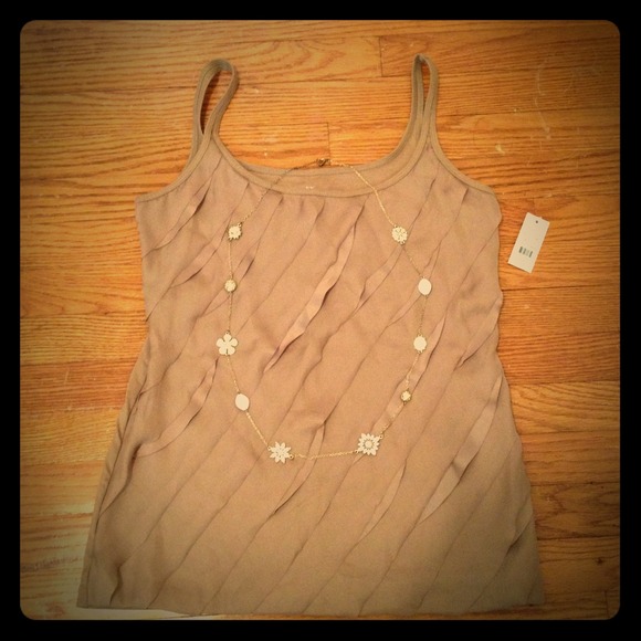 ruffle chic tank