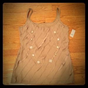 ruffle chic tank