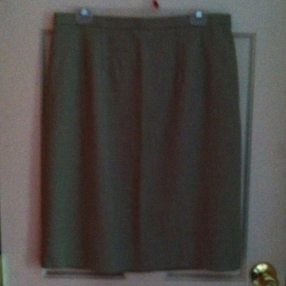 Sage green skirt. Worn once or twice. - Picture 1 of 4