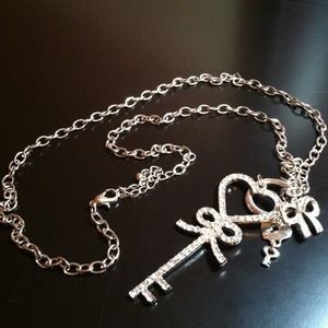 Heart & Key Necklace