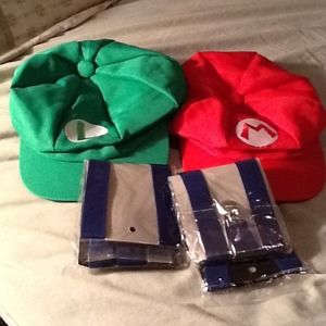 Mario and luigi hats ONLY